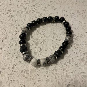 Handmade Bracelet Powered with Black Onyx